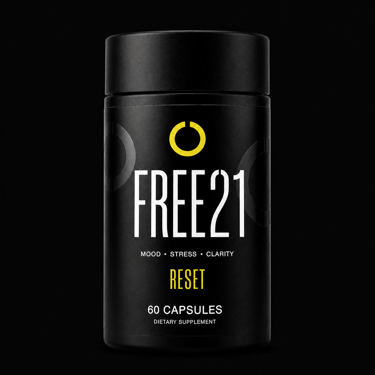 FREE21 RESET bottle with 60 capsules
